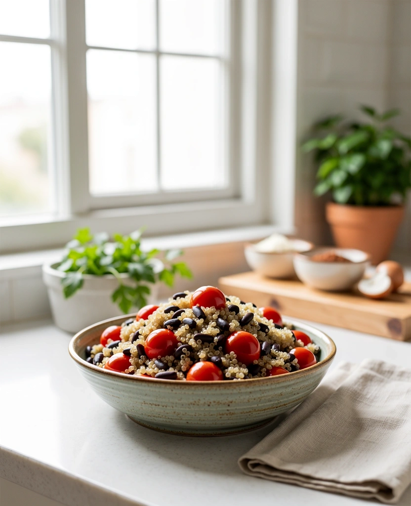 Alimentación balanceada y rica en vegetales