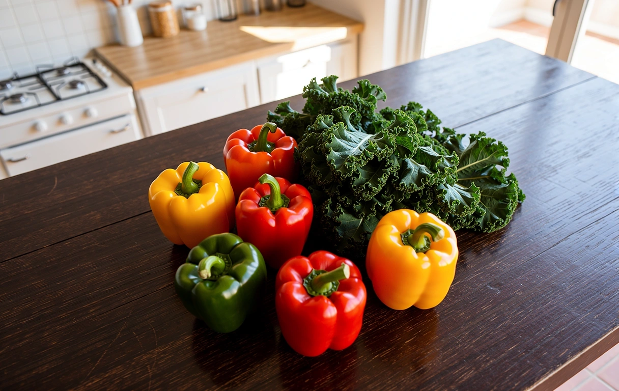 Nutrición y vegetales frescos